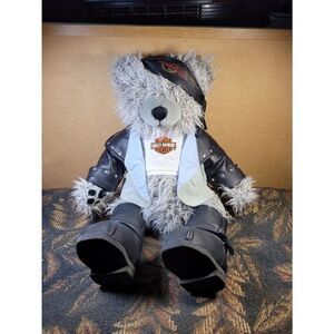Vintage Harley-Davidson "Clutch Carbo" stuffed Bear